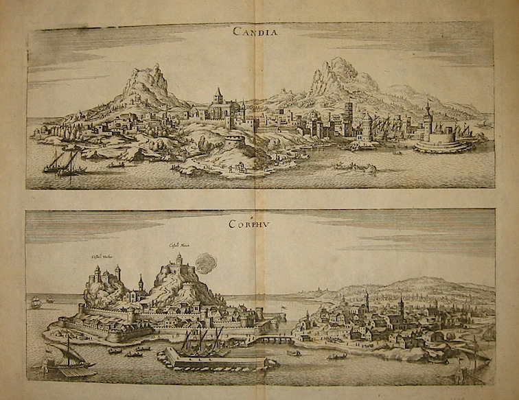 Merian Matthà¤us (1593-1650) Candia - Corphu 1688 Francoforte